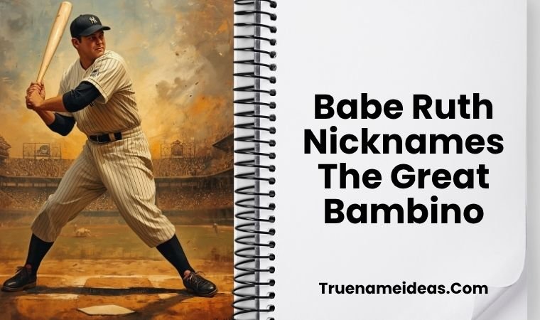 Babe Ruth Nicknames The Great Bambino