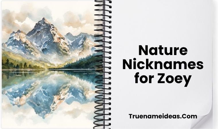 Nature Nicknames for Zoey