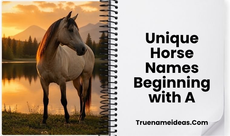 Unique Horse Names Beginning with A